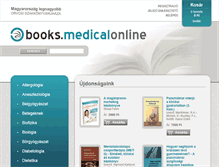 Tablet Screenshot of books.medicalonline.hu